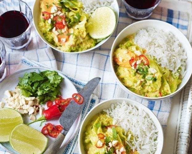 Malaysian-style vegetable and coconut curry