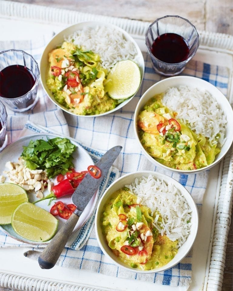 Malaysian-style vegetable and coconut curry