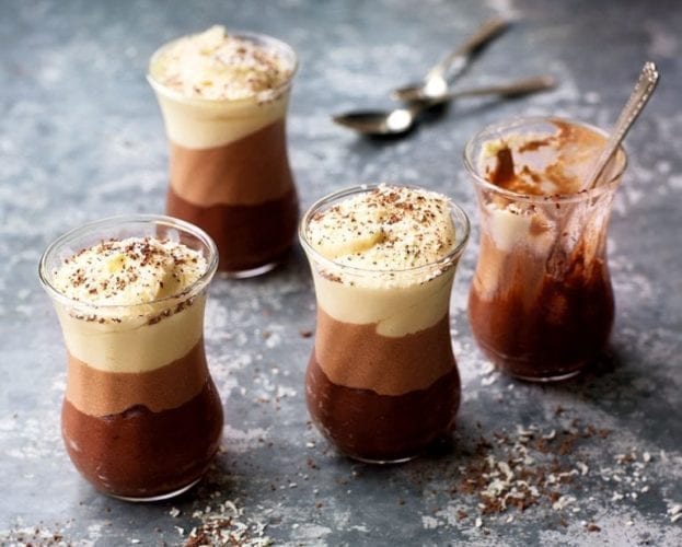 Chocolate and cherry teardrops