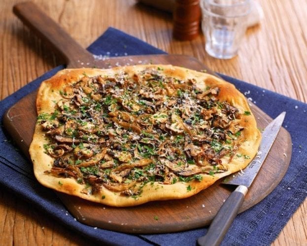 Truffle mushroom pizza