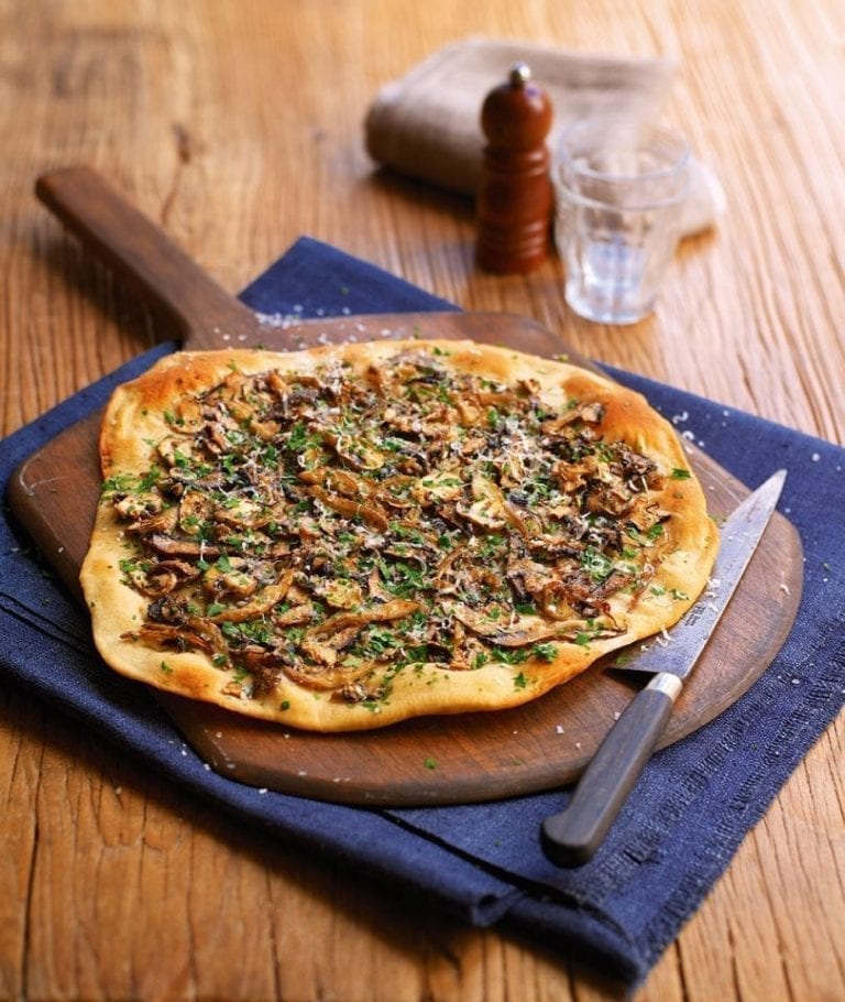 Truffle mushroom pizza