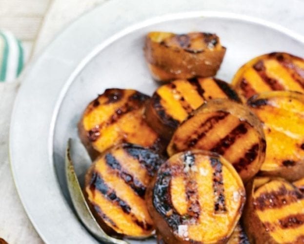 grilled sweet potatoes