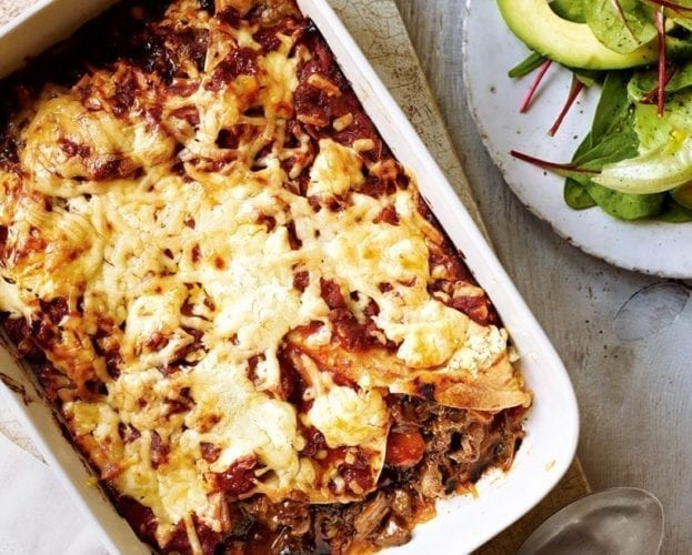 Beef enchiladas