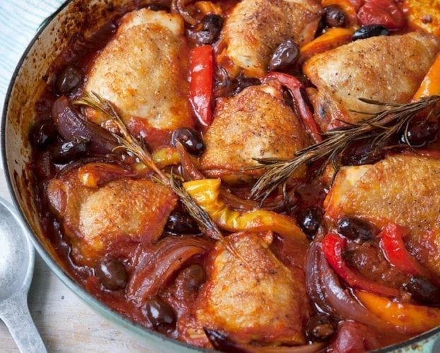 Davina McCall's chicken cacciatore