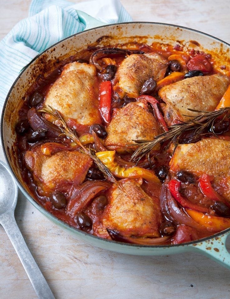 Davina McCall’s chicken cacciatore