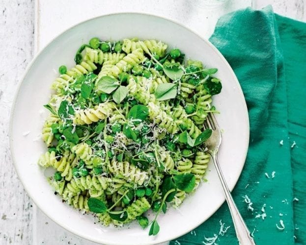 pea pesto pasta