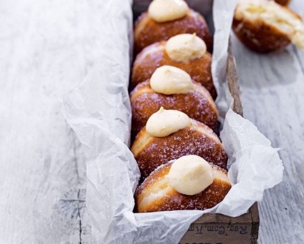 Custard doughnuts