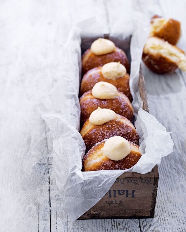 Custard doughnuts