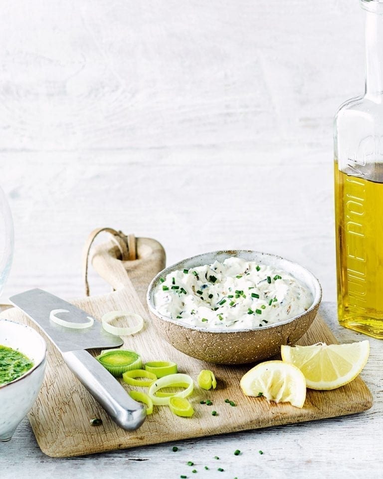 Burnt onion and garlic soured cream recipe | delicious. magazine