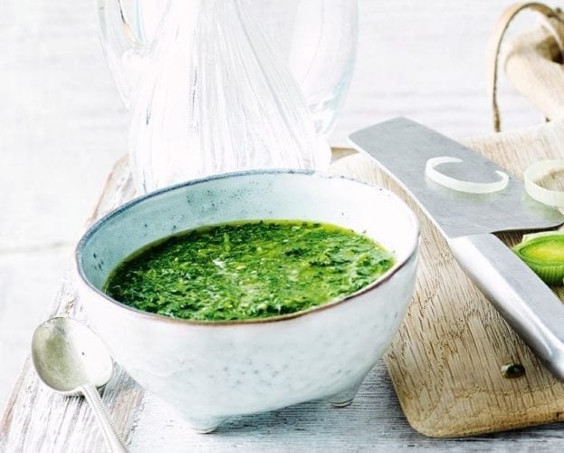 Green herb salsa