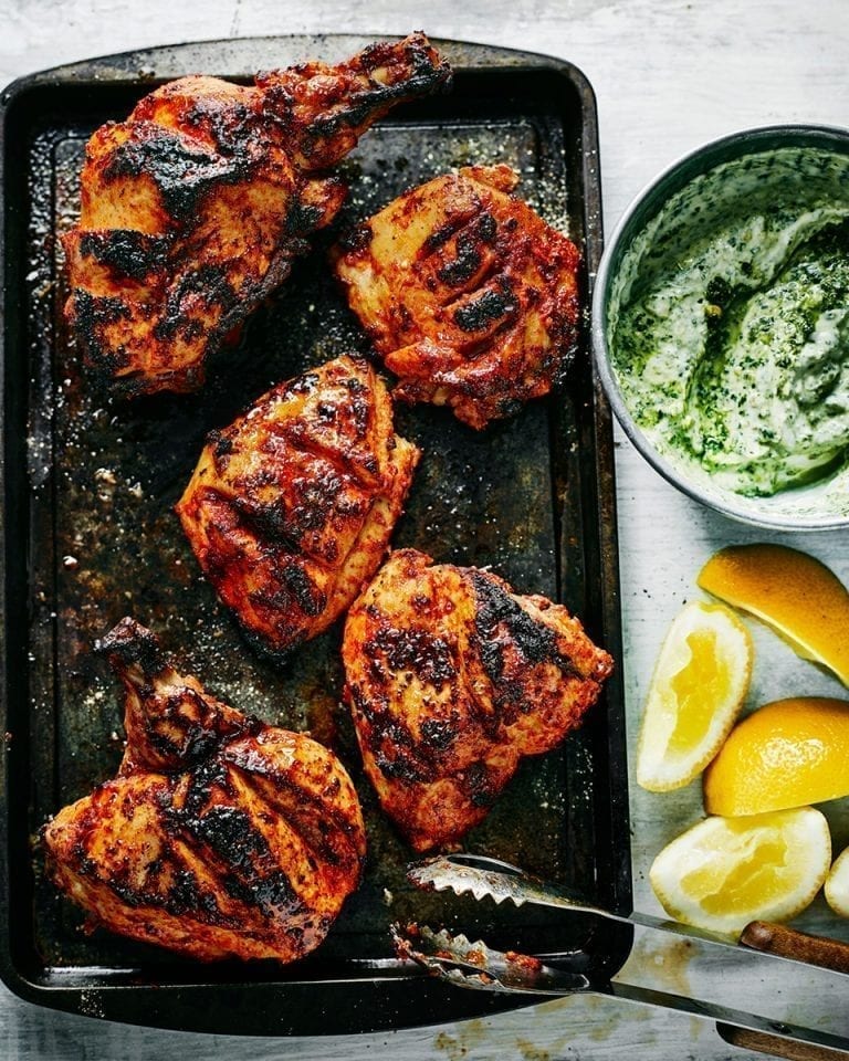 Tandoori-style chicken