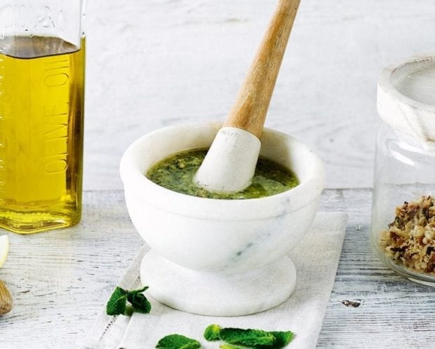 Kale and pecorino pesto