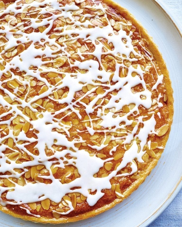 image of Nathan Outlaw’s Bakewell Tart recipe by Delicious Magazine