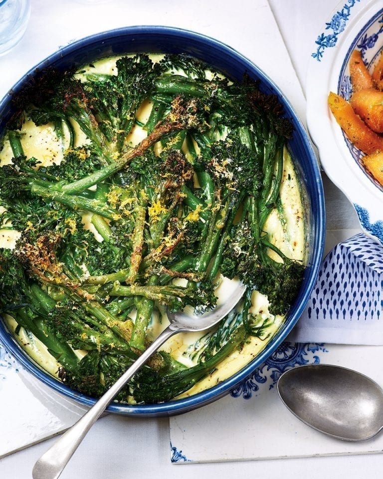 Tenderstem broccoli gratin