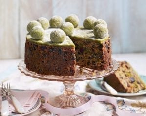 Whisky and pistachio simnel cake recipe