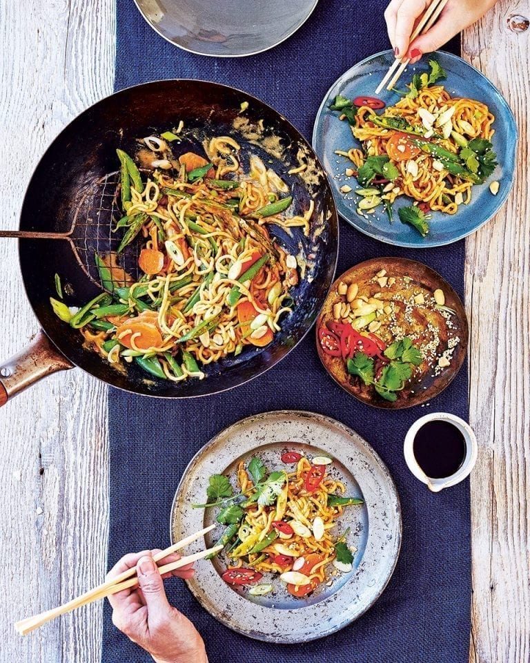 image of Satay Noodles recipe by Delicious Magazine