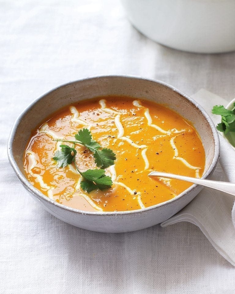Carrot Ginger Soup (chilled or hot)