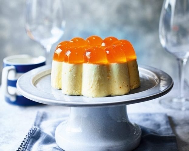 Aperol spritz blancmange pudding recipe
