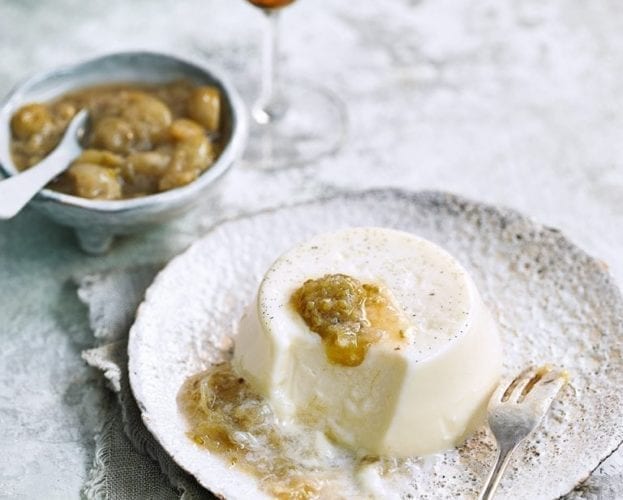 gooseberry pannacotta