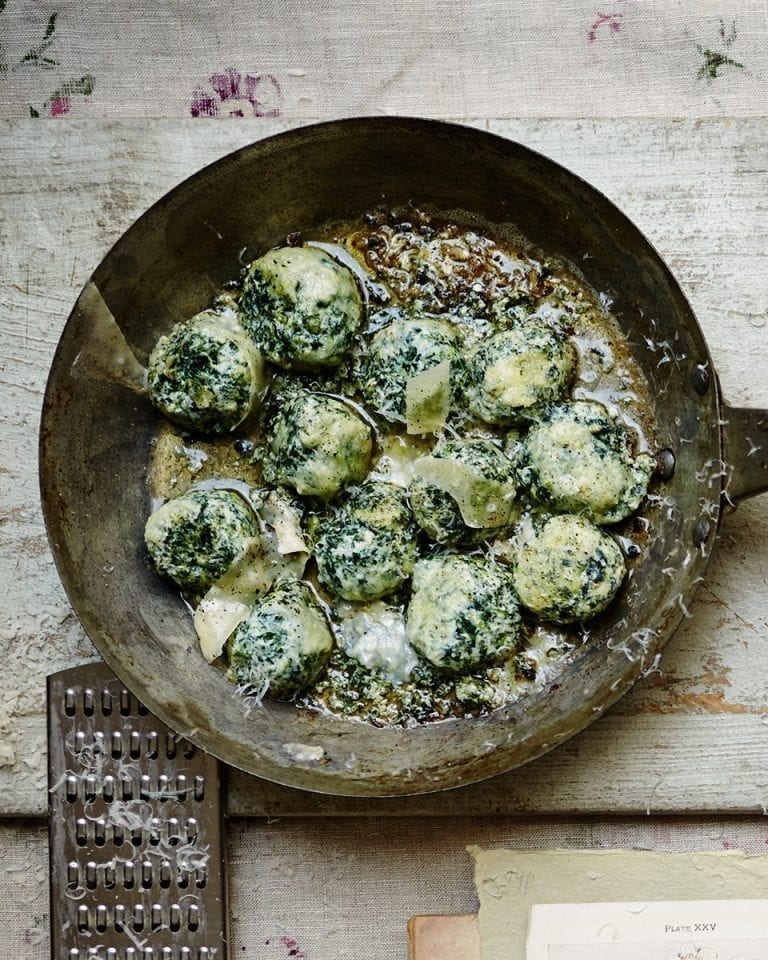 Spinach gnudi