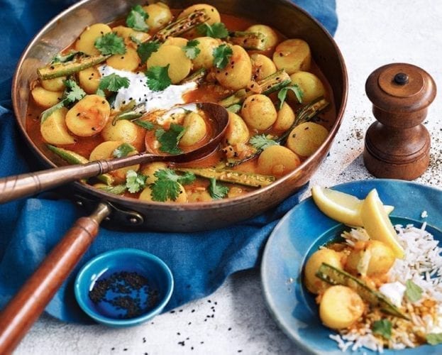 Dum aloo (potato curry)