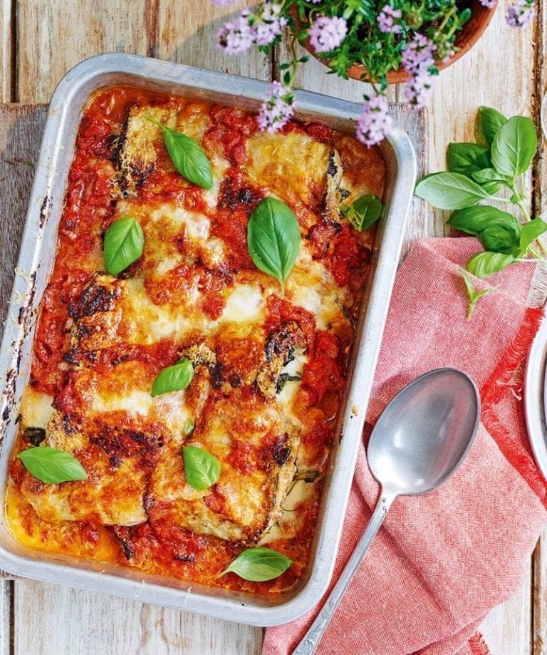 Gennaro Contaldo’s baked aubergine rolls