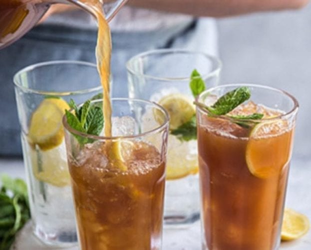 Non-alcoholic spicy tomato juice (Virgin Mary)