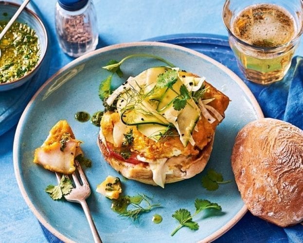Cod burgers