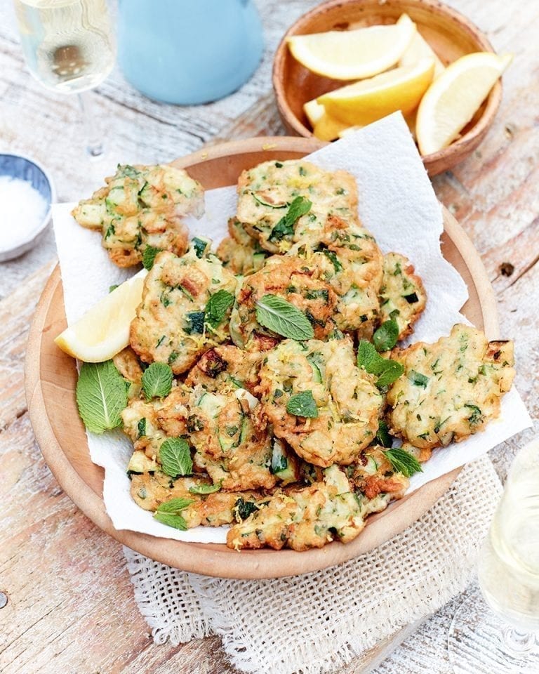 Courgette fritters