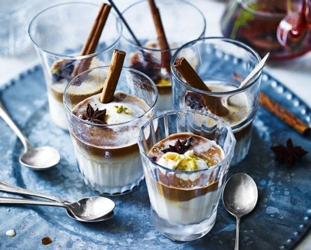 Chai kulfi affogato