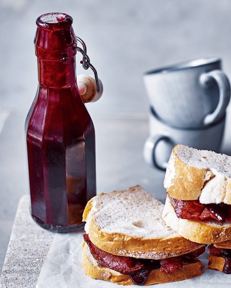 Smoky blackberry ketchup