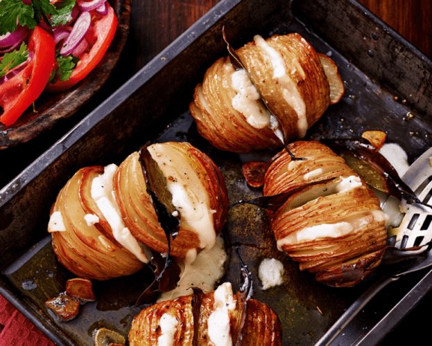Hasselback potatoes