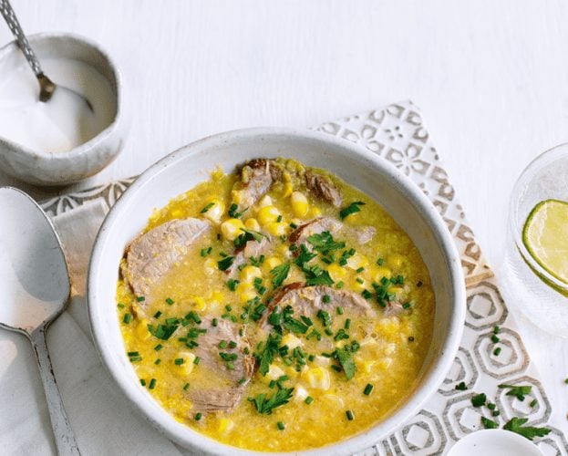 pork corn chowder