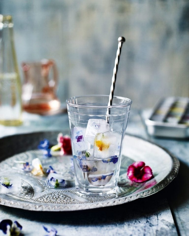 Floral ice cubes recipe | delicious. magazine