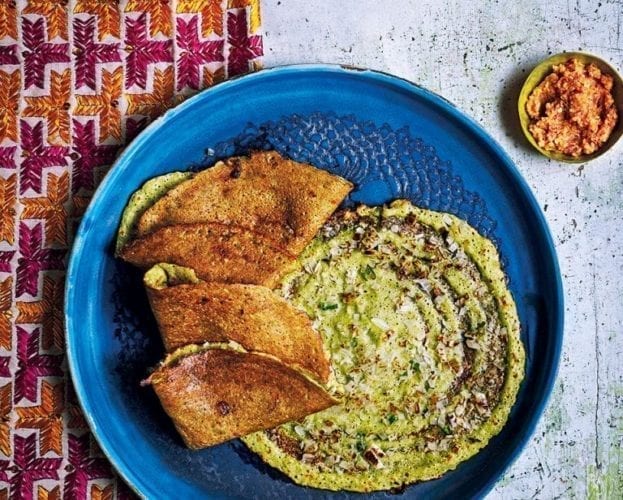 Dhal chilla pancakes