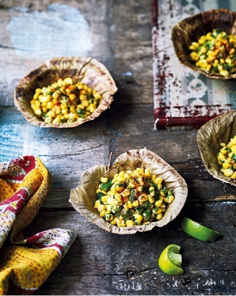 Corn chaat