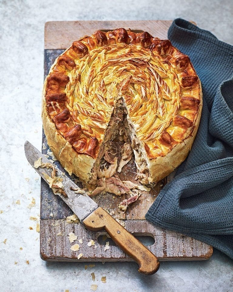 Calum Franklin’s guinea fowl and wild mushroom pie