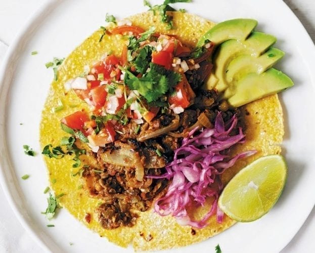 Prawn tacos