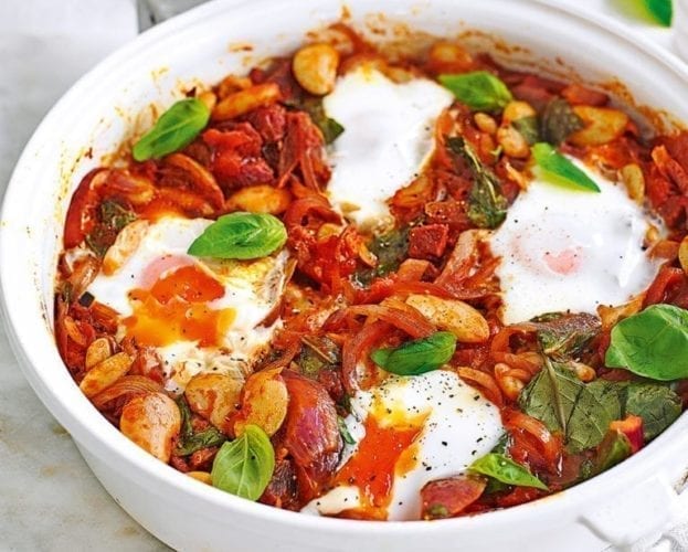 Chipotle baked eggs