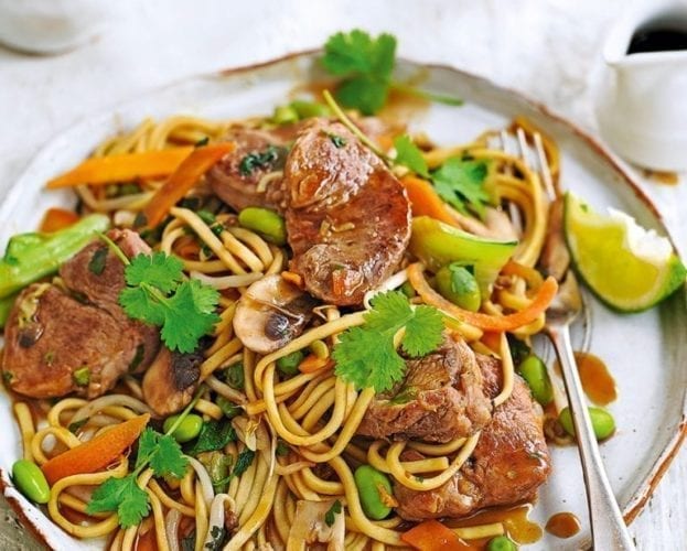 Pork noodles