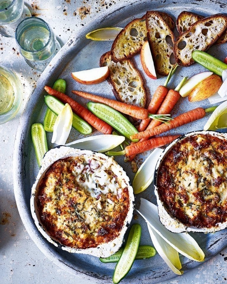 Smoked haddock, bacon and parmesan dip