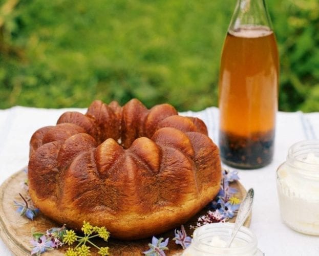 Katrya’s baba with vanilla and lovage syrup