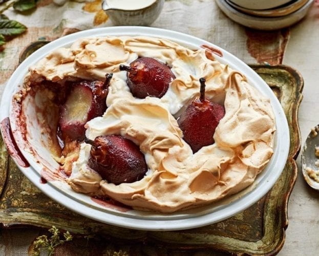 pear queen of puddings