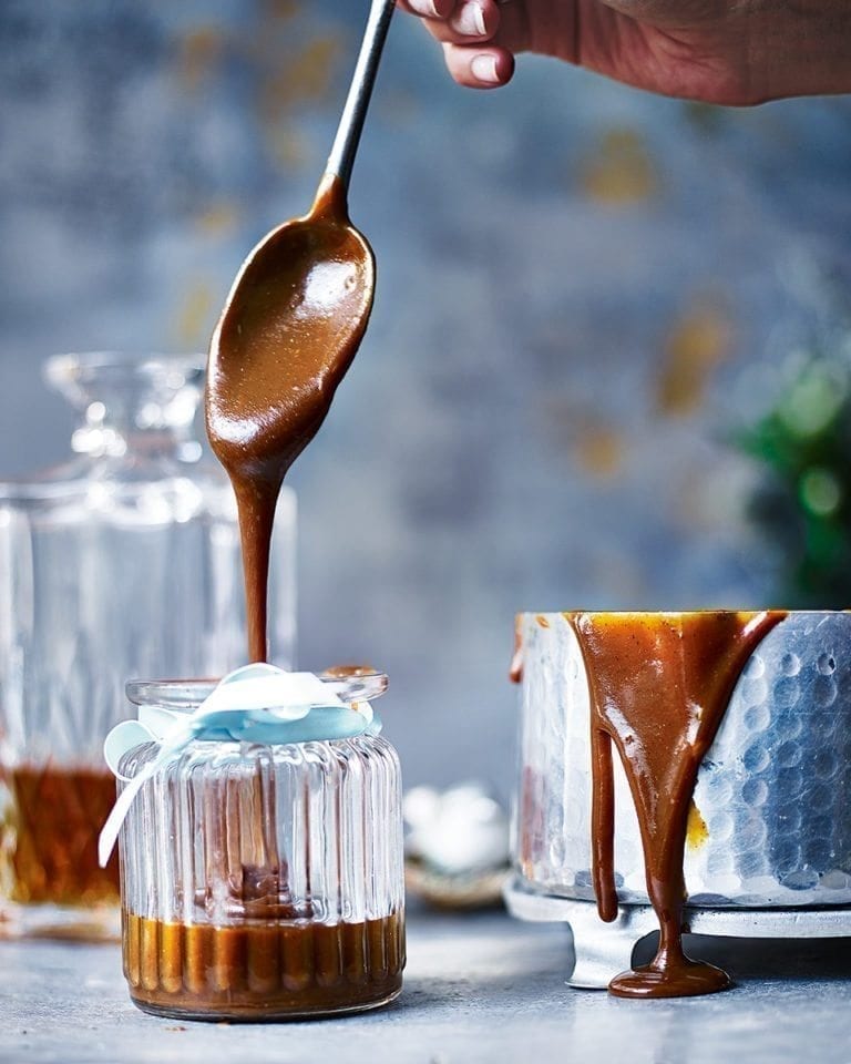 Salted caramel whisky sauce