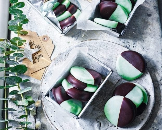 Peppermint creams for Christmas gifts