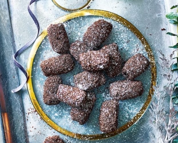 Chocolate tiffin truffles