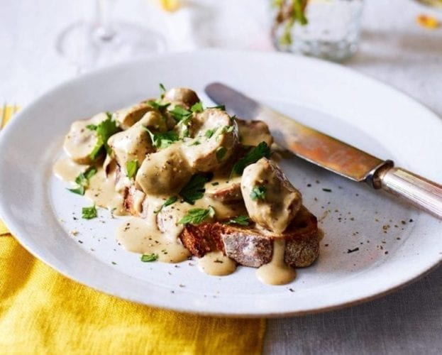Devilled kidneys with Nordic mustard & Gentleman’s Relish