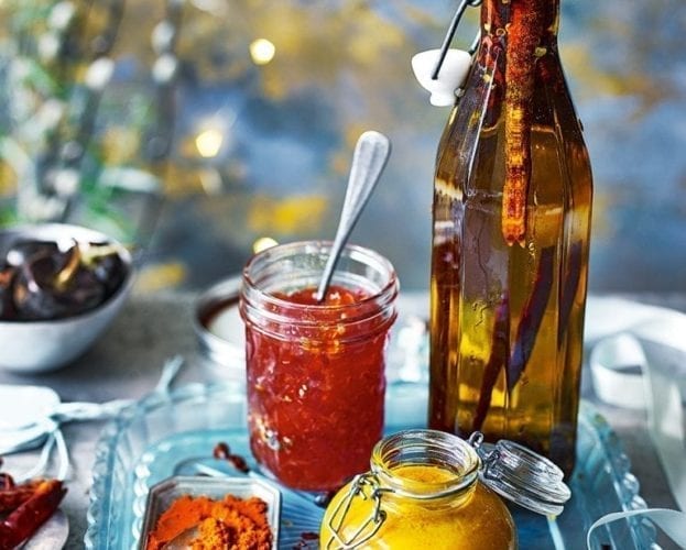 Homemade chilli oil