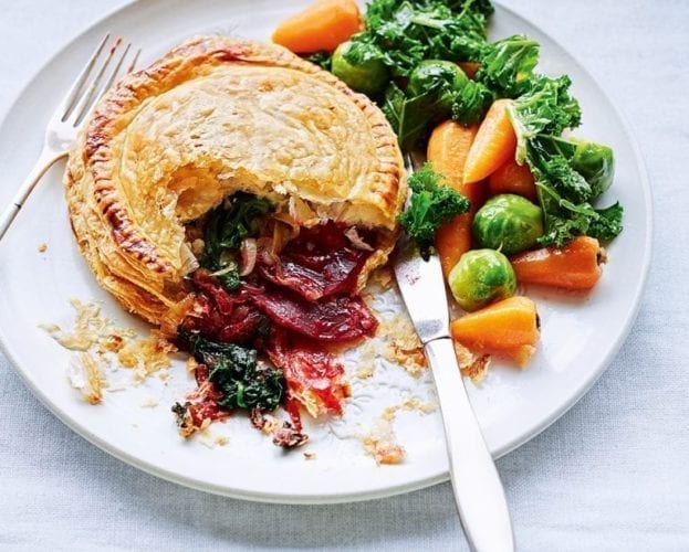 Beetroot pithiviers