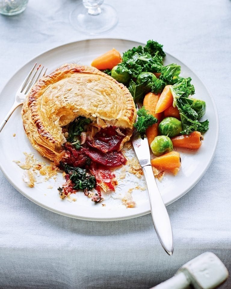 Beetroot pithiviers